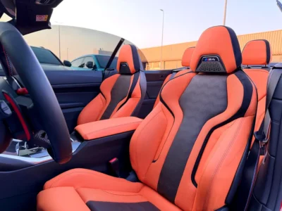 2025 BMW M4 Competition 6 Cylinders Petrol Engine Red Orange Convertible Korean Specs