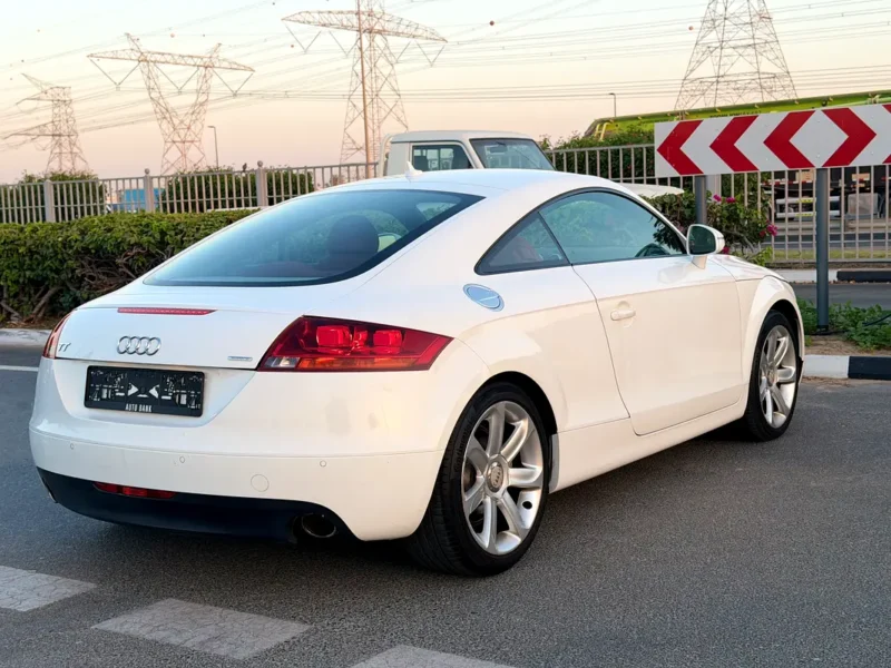 2008 Audi TT 45 TFSI S line Package 4 Cylinders Petrol Engine White Red Coupe GCC Specs
