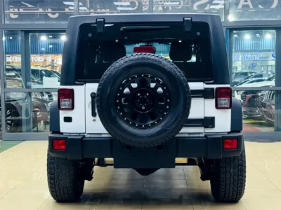 2018 Jeep Wrangler Unlimited Sport 6 Cylinders Petrol Engine White Black SUV GCC Specs