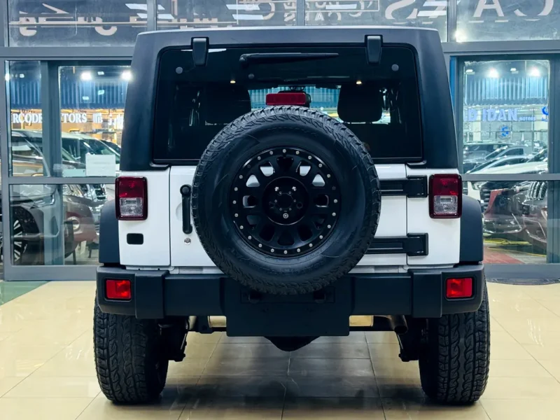 2018 Jeep Wrangler Unlimited Sport 6 Cylinders Petrol Engine White Black SUV GCC Specs