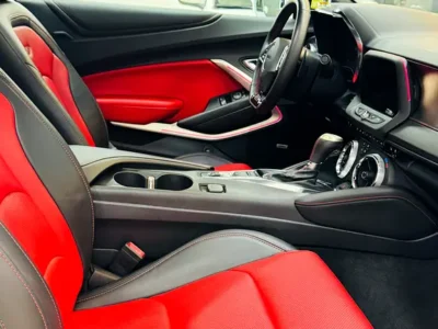 2018 Chevrolet Camaro SS 6.2 Litres V8 Petrol Engine White Red Coupe GCC Specs