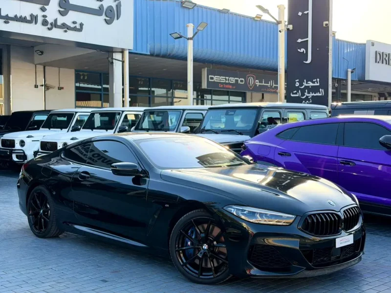 2019 BMW 8-Series M850i xDrive 8 Cylinders Petrol Engine Black Red Coupe GCC Specs