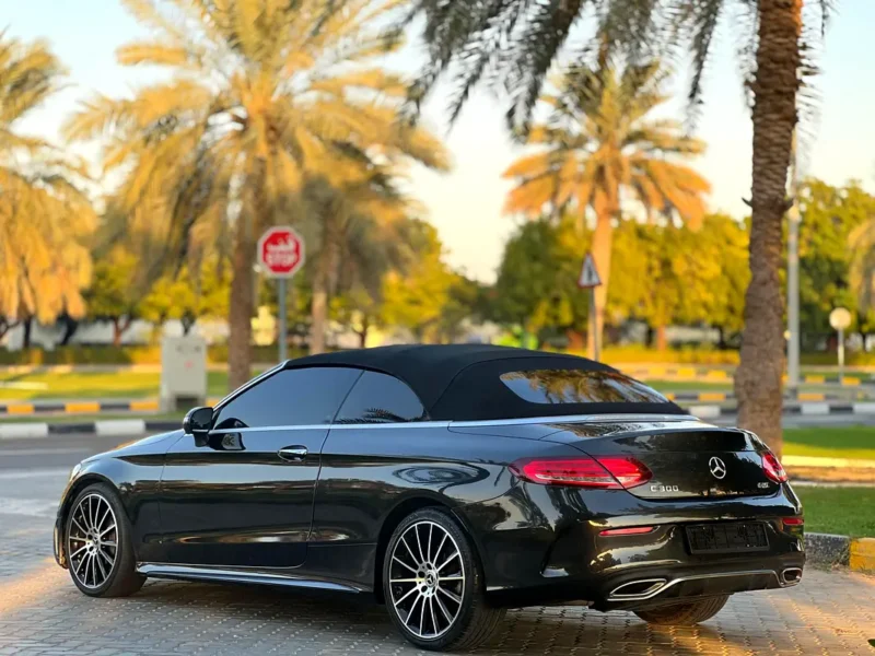 2019 Mercedes-Benz C-Class C 300e 4 Cylinders Hybrid Engine Grey Red Convertible GCC
