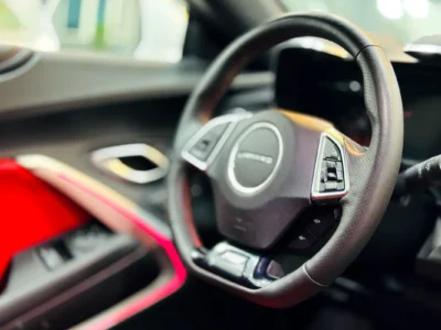 2018 Chevrolet Camaro SS 6.2 Litres V8 Petrol Engine White Red Coupe GCC Specs