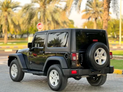 2018 Jeep Wrangler Sahara 6 Cylinders Petrol Engine Black SUV GCC Specs Automatic