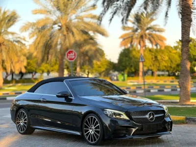 2019 Mercedes-Benz C-Class C 300e 4 Cylinders Hybrid Engine Grey Red Convertible GCC