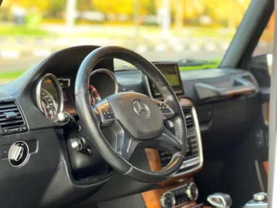 2013 Mercedes-Benz G-Class G 63 AMG 8 Cylinders Petrol Engine White Brown SUV GCC Specs