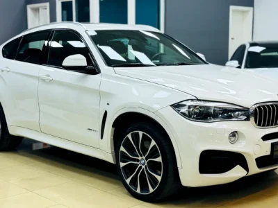 2018 BMW X6 50i M Sport 8 Cylinders Petrol Engine White Brown SUV GCC Specs Automatic