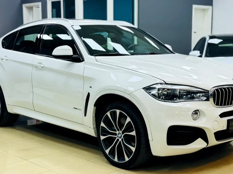 2018 BMW X6 50i M Sport 8 Cylinders Petrol Engine White Brown SUV GCC Specs Automatic