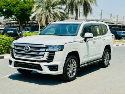 2024 Toyota Land Cruiser GXR 3.5L 6 Cylinders Twin Turbo White Red SUV GCC Specs