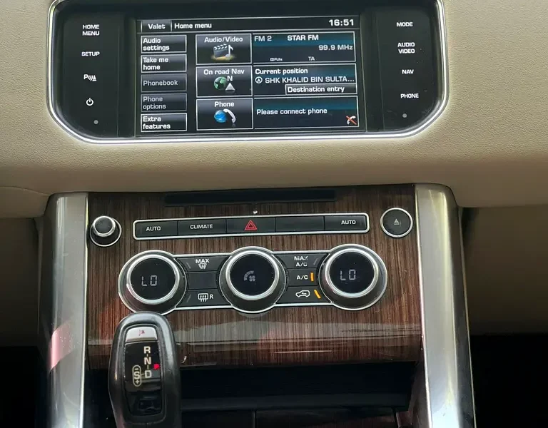 2015 Land Rover Range Rover Sport HSE 6 Cylinders Petrol Engine Black Beige SUV GCC Specs