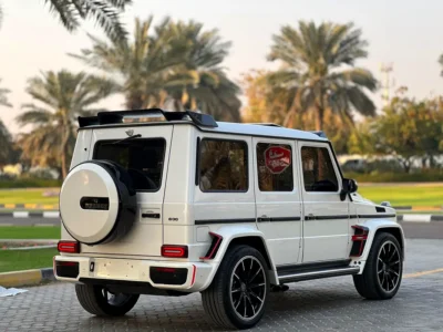 2013 Mercedes-Benz G-Class G 63 AMG 8 Cylinders Petrol Engine White Brown SUV GCC Specs