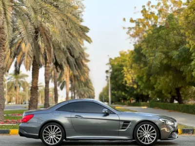 2017 Mercedes-Benz SL-Class SL 400 6 Cylinders Petrol Engine Grey Red Convertible