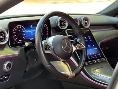 2023 Mercedes-Benz C-Class C300 4Matic 4 Cylinders Petrol Engine White Brown Sedan
