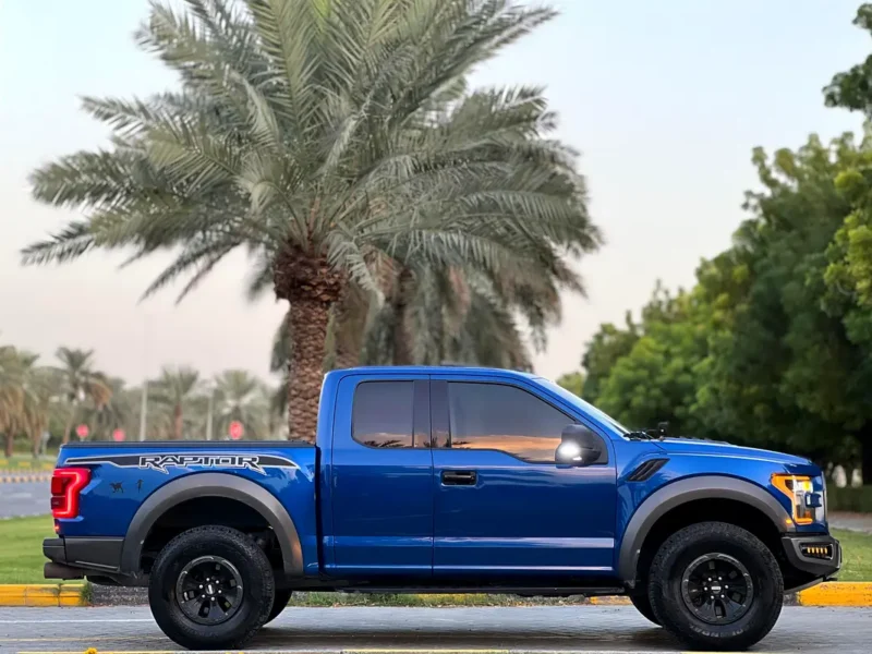 2017 Ford F-150 Raptor 6 Cylinders Petrol Engine Blue Grey Pickup Truck American Specs
