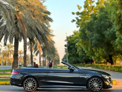 2019 Mercedes-Benz C-Class C 300e 4 Cylinders Hybrid Engine Grey Red Convertible GCC