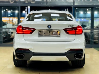 2018 BMW X6 50i M Sport 8 Cylinders Petrol Engine White Brown SUV GCC Specs Automatic