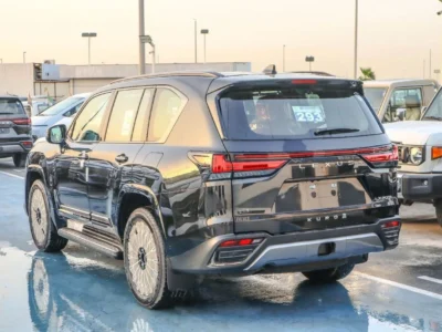 2025 Lexus LX700h 3.5 Litres V6 Twin-Turbo Hybrid Engine Black Orange SUV GCC Specs