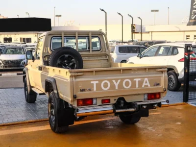 2025 Toyota Land Cruiser Pick Up Std 4.0L V6 Single Cab Utility Beige Pickup Truck GCC Specs