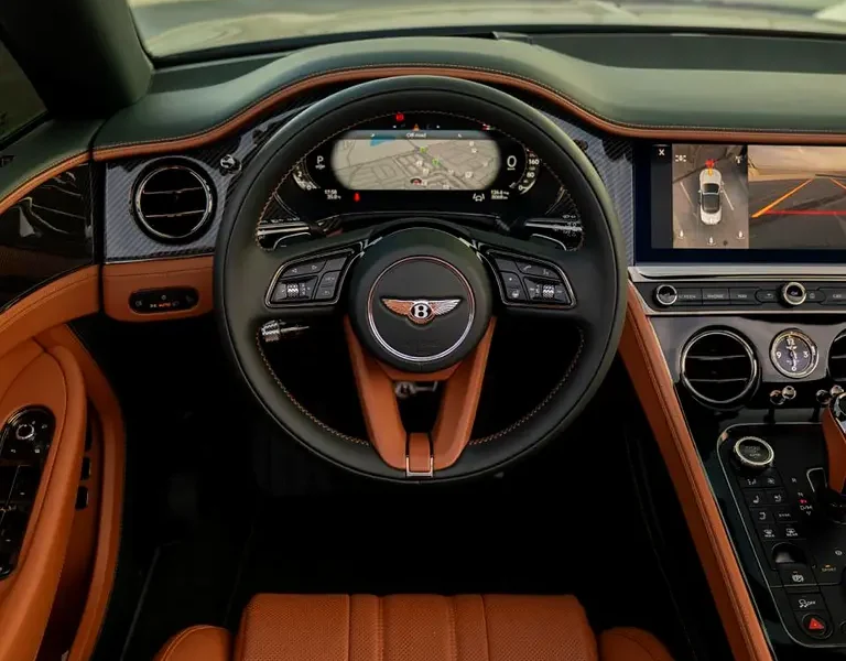 2026 Bentley Continental GTC 8 Cylinders Petrol Engine Green Brown Convertible GCC Specs