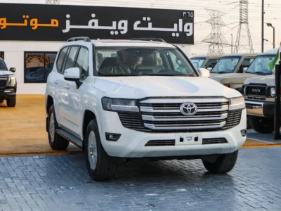 2025 Toyota Land Cruiser EXR 4.0 Litres 6 Cylinders Petrol Engine White Beige SUV GCC