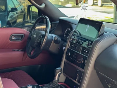 2019 Nissan Patrol LE Platinum 5.6 L V8 Full Convert To 2020 Black Red SUV GCC Specs