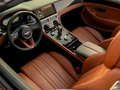 2026 Bentley Continental GTC 8 Cylinders Petrol Engine Green Brown Convertible GCC Specs