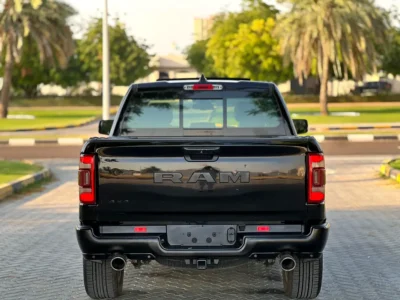 2019 Dodge Ram 1500 Laramie 8 Cylinders Petrol Engine Black Beige Pickup Truck GCC Specs