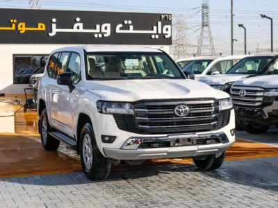 2026 Toyota Land Cruiser EXR 300 Series 4.0 Litres 6 Cylinders Petrol Engine White Beige SUV