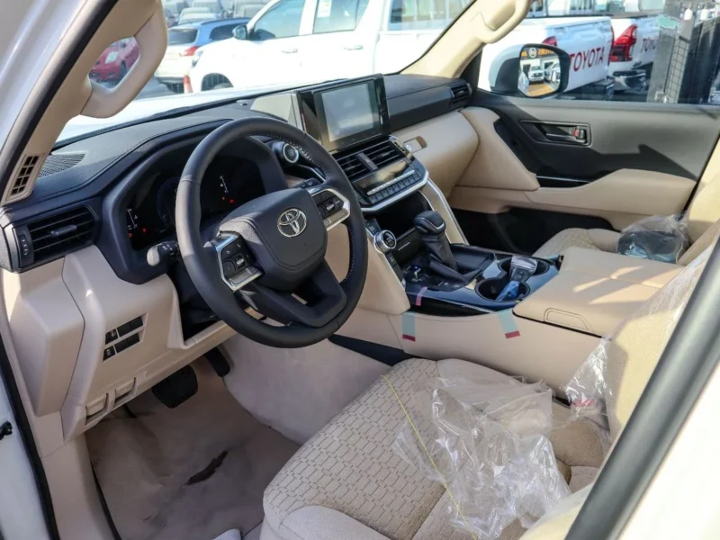 2026 Toyota Land Cruiser GXR 3.5 Litres 6 Cylinders Hybrid Engine White Beige SUV GCC