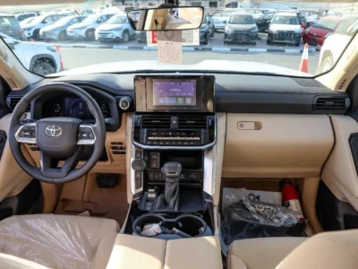 2026 Toyota Land Cruiser EXR 300 Series 4.0 Litres 6 Cylinders Petrol Engine White Beige SUV