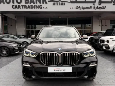 2021 BMW X5 M50i 8 Cylinders Petrol Engine Blue Brown SUV GCC Specs Automatic