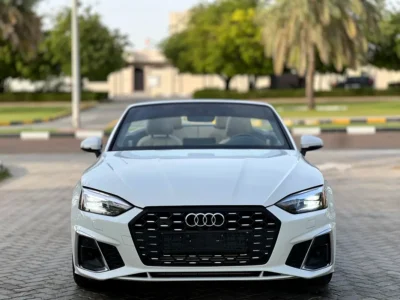 2021 Audi A5 45 TFSI Quattro 4 Cylinders Petrol Engine White Beige Convertible American Specs