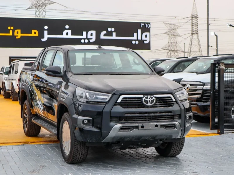 2026 Toyota Hilux Adventure 4.0 Litres V6 Petrol Engine Black Pickup Truck GCC Specs