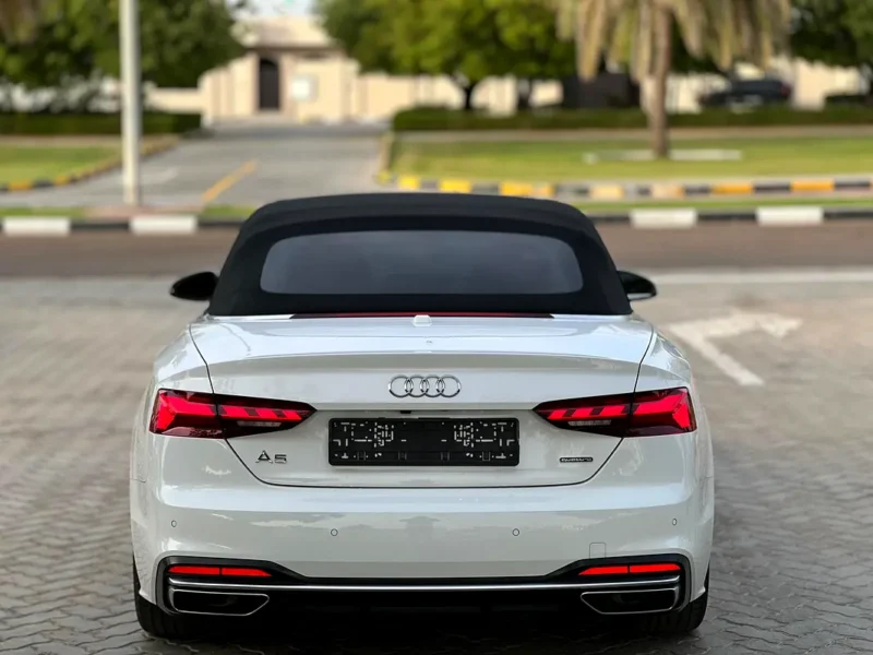 2021 Audi A5 45 TFSI Quattro 4 Cylinders Petrol Engine White Beige Convertible American Specs