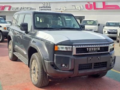 2026 Toyota Land Cruiser Prado MID 2.4 Litre 4 Cylinder Petrol Turbo Engine Grey Tan SUV GCC