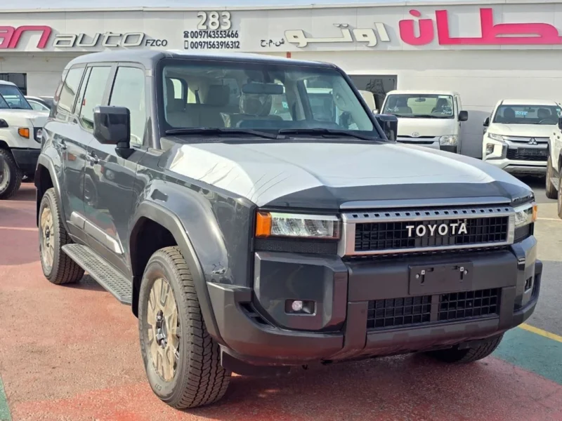 2026 Toyota Land Cruiser Prado MID 2.4 Litre 4 Cylinder Petrol Turbo Engine Grey Tan SUV GCC