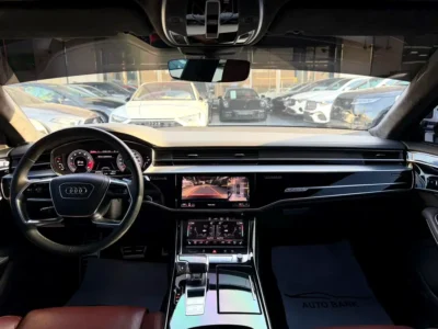 2021 Audi S8 Black Edition 8 Cylinders Petrol Engine Black Red Sedan GCC Specs FULLY LOADED