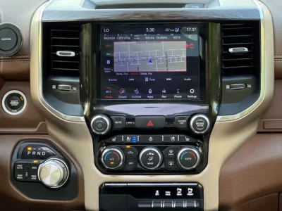2019 Dodge Ram 1500 Laramie 8 Cylinders Petrol Engine Black Beige Pickup Truck GCC Specs