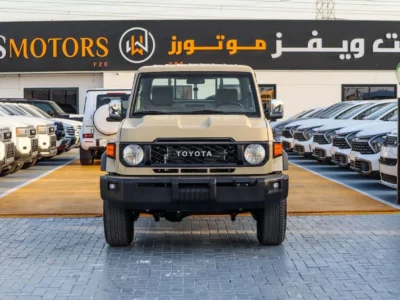 2025 Toyota Land Cruiser 70 Series Std 4.0L V6 Single Cab Utility Beige Pickup Truck GCC Specs