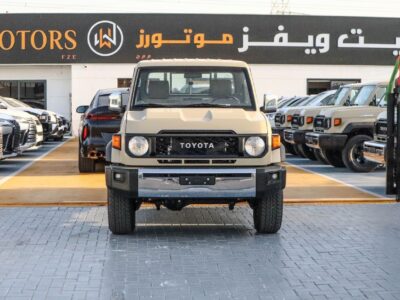 2025 Toyota Land Cruiser Pick Up Std 4.0L V6 Single Cab Utility Beige Pickup Truck GCC Specs