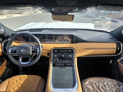 2026 Nissan Patrol LE Platinum City 3.5L Twin Turbo 6 Cylinders Petrol Engine White Tan SUV