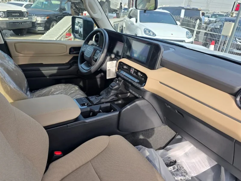 2026 Toyota Land Cruiser Prado MID 2.4 Litre 4 Cylinder Petrol Turbo Engine Grey Tan SUV GCC