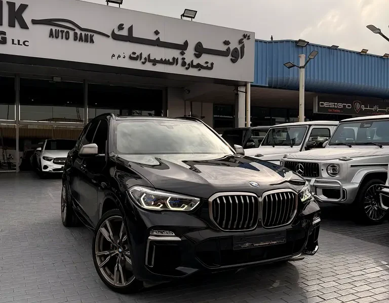 2021 BMW X5 M50i 8 Cylinders Petrol Engine Blue Brown SUV GCC Specs Automatic