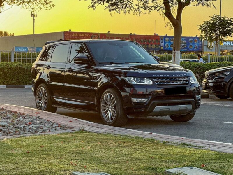 2017 Land Rover Range Rover HSE Sport 3.0 Litres V6 Petrol Engine Black SUV