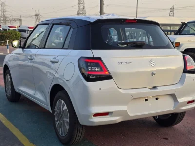 2026 Suzuki Swift GLX 1.2L 4 Cylinder Two Tone White Color with Black Roof Hatchback