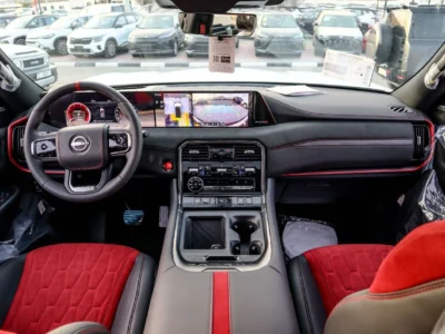 2026 Nissan Patrol NISMO 3.5 Litres Twin-Turbo 6 Cylinders Engine White Red SUV GCC