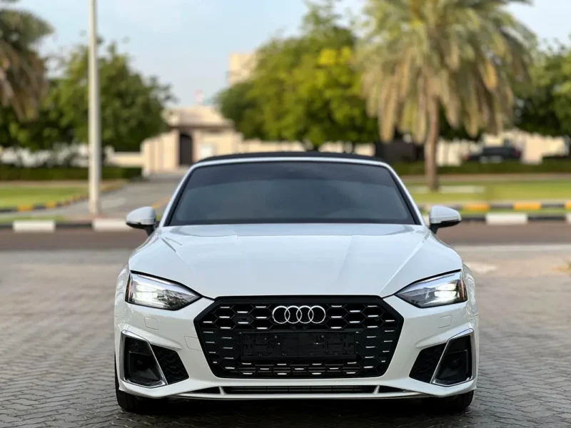 2021 Audi A5 45 TFSI Quattro 4 Cylinders Petrol Engine White Beige Convertible American Specs