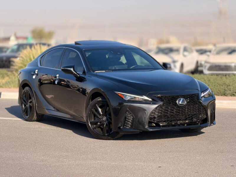 2024 LEXUS IS 300 3.5 Litres V6 Petrol Engine Black Sedan Automatic American Specs