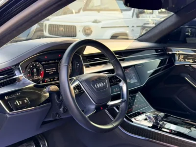 2021 Audi S8 Black Edition 8 Cylinders Petrol Engine Black Red Sedan GCC Specs FULLY LOADED